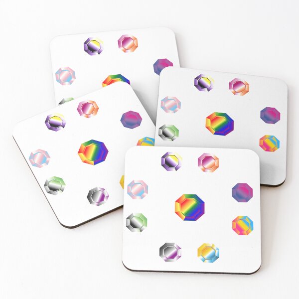 Item preview, pride gems diamonds brilliants rainbow designed and sold by MiraNomegusta.