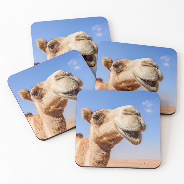 Item preview, Smiling Camel portrait photography for Art Board Prints designed and sold by stedata.