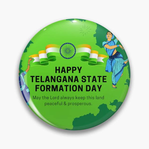 Item preview, Happy Telangana state foundation day designed and sold by Jaadueekala.