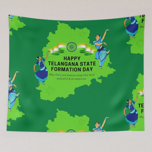 Item preview, Happy Telangana state foundation day designed and sold by Jaadueekala.