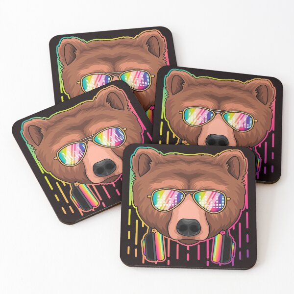 Item preview, Music Grizzly Bear Dj With Headphones Music Lovers designed and sold by yudauh65.