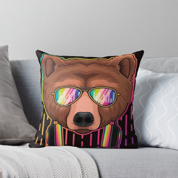 Item preview, Music Grizzly Bear Dj With Headphones Music Lovers designed and sold by yudauh65.