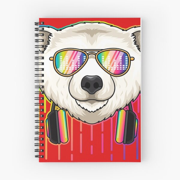 Item preview, Music Polar Bear Dj With Headphones Music Lovers designed and sold by yudauh65.