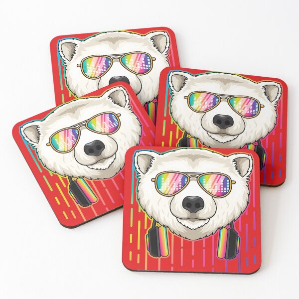 Item preview, Music Polar Bear Dj With Headphones Music Lovers designed and sold by yudauh65.