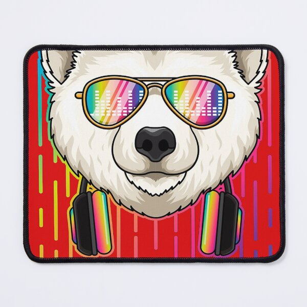 Item preview, Music Polar Bear Dj With Headphones Music Lovers designed and sold by yudauh65.