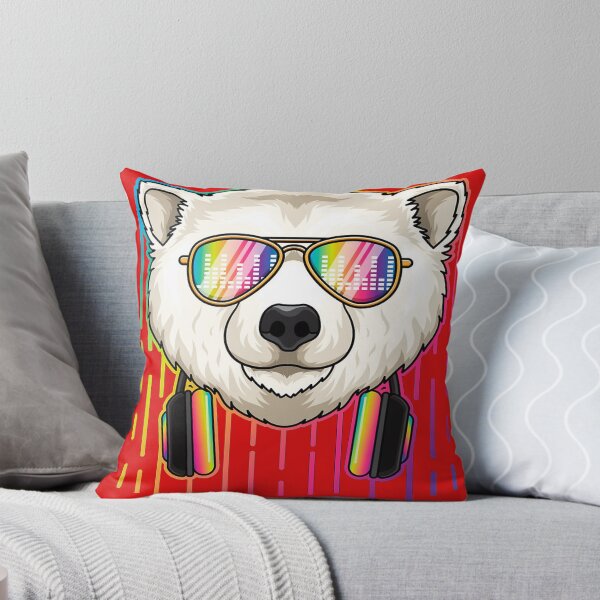 Item preview, Music Polar Bear Dj With Headphones Music Lovers designed and sold by yudauh65.