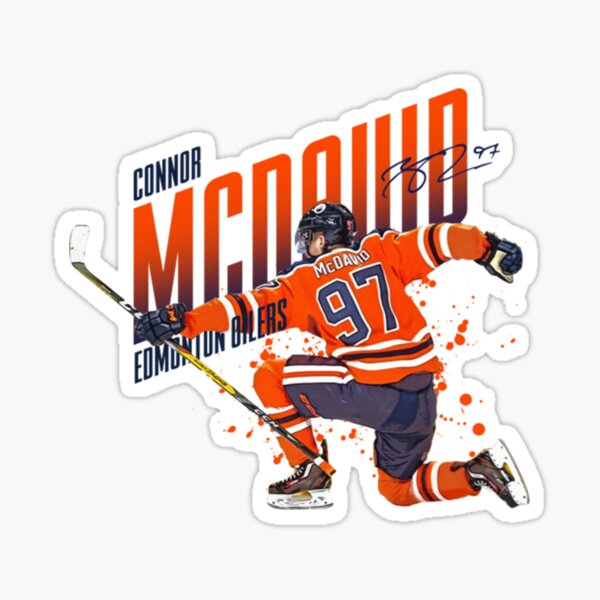 Vista previa del artículo con la obra «Connor McDavid», diseñado y vendido por WardJanetArt.
