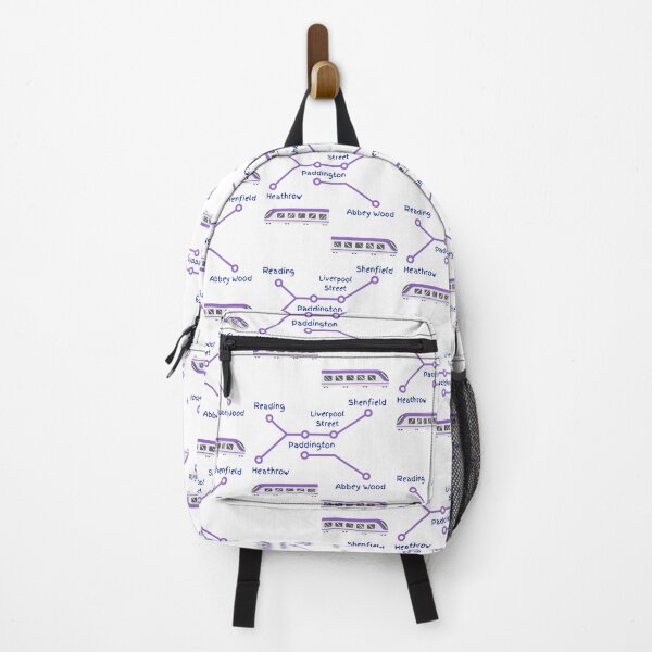 Item preview, Elizabeth Line Purple Train Map designed and sold by LoloTrends.