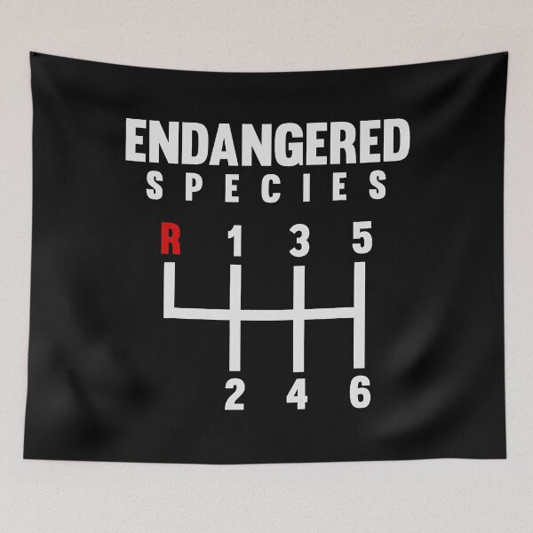 Item preview, Endangered Species Funny Manual Gearbox designed and sold by ujgbnx.