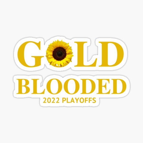 Gold Blooded 2022 playoffs Western Conference Warriors | Sticker