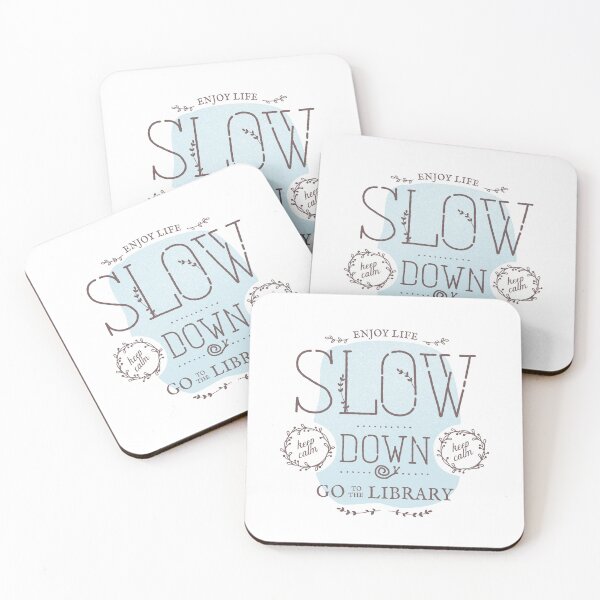Item preview, Slow Down Go to the Library designed and sold by Geek Updated.
