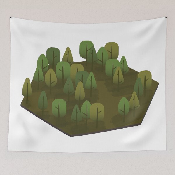 Item preview, Minimalistic trees (digital) designed and sold by carmwong.