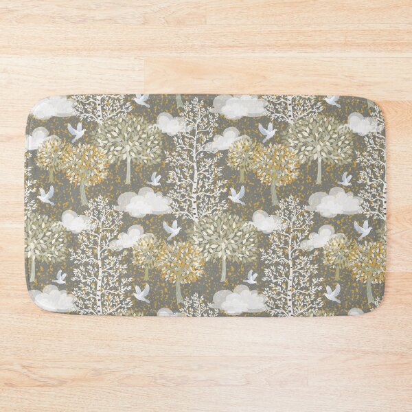 Item preview, Trees & Doves-Khaki & Orange designed and sold by Pamelandia.