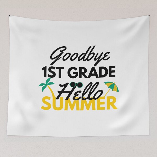 Item preview, Funny Quote For Last Day Of School: Goodbye 1st Grade Hello Summer designed and sold by AmeliaStore1.