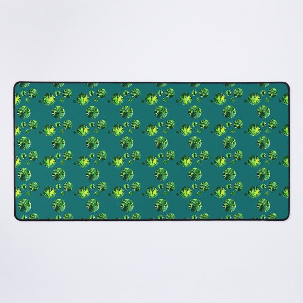 Item preview, Emerald green leaf pattern | Emerald green botanic design designed and sold by lausn.