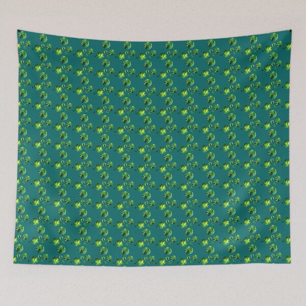 Item preview, Emerald green leaf pattern | Emerald green botanic design designed and sold by lausn.