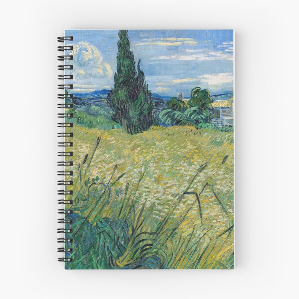 Item preview, Green Wheat Field with Cypress designed and sold by NickLivin.
