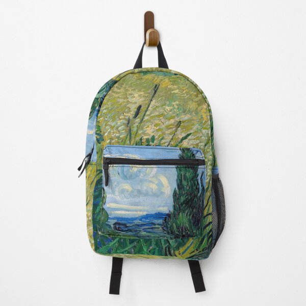 Vista previa del artículo con la obra «Campo de trigo verde con ciprés», diseñado y vendido por NickLivin.