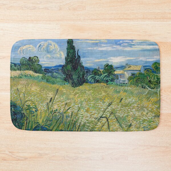 Item preview, Green Wheat Field with Cypress designed and sold by NickLivin.