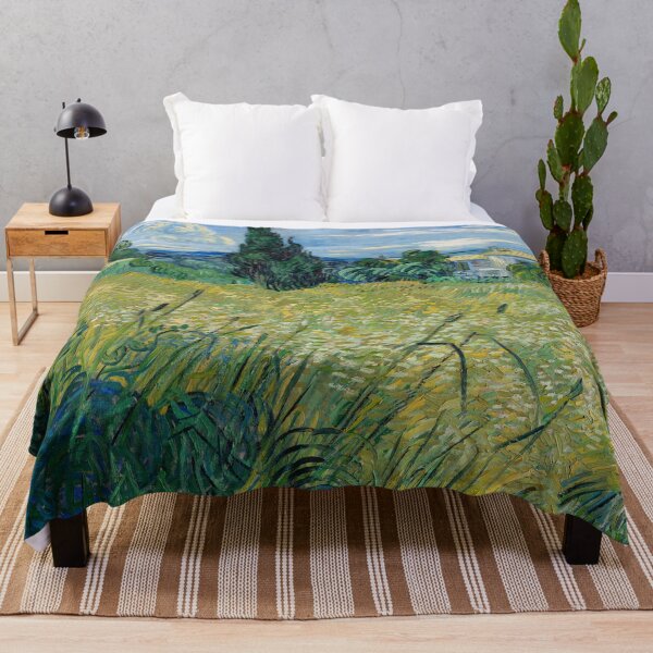 Item preview, Green Wheat Field with Cypress designed and sold by NickLivin.