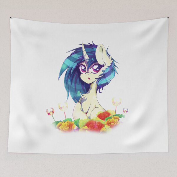 Item preview, Vinyl Scratch - Digital Flowerfield designed and sold by RarieDash.