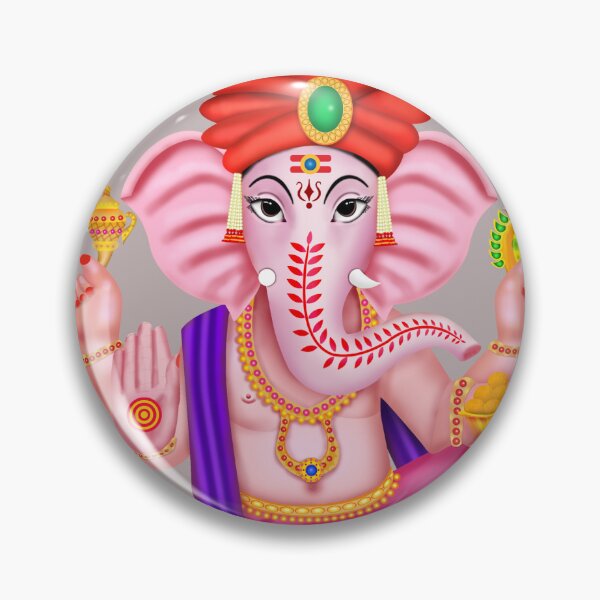 Item preview, Lord Ganesh with Mouse Ganpati Vinayaka Hindu God designed and sold by tanabe.