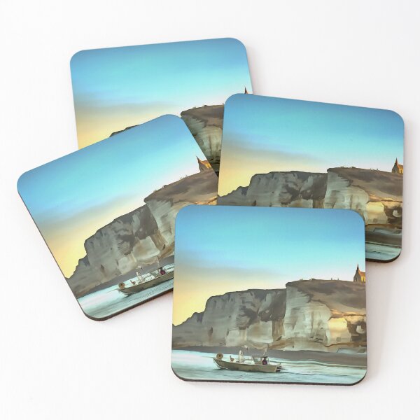 Item preview, A boat on Etretat beach (Painting) designed and sold by cmphotographs.