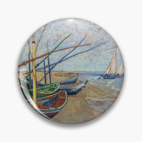 Item preview, Fishing Boats on the Beach designed and sold by NickLivin.