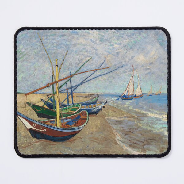 Item preview, Fishing Boats on the Beach designed and sold by NickLivin.