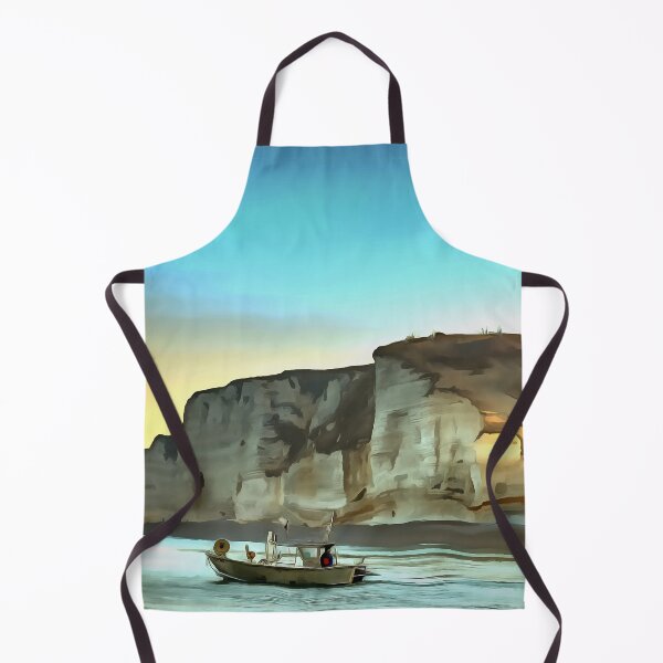 Item preview, A boat on Etretat beach (Painting) designed and sold by cmphotographs.