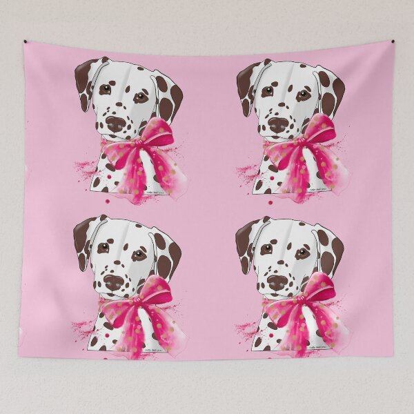 Item preview, Dalmatian with a bow designed and sold by Atelier Cupcake.