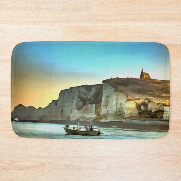Item preview, A boat on Etretat beach (Painting) designed and sold by cmphotographs.