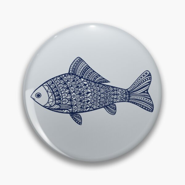 Item preview, Patterned Fish, Grey Background  designed and sold by PatternedWorld.