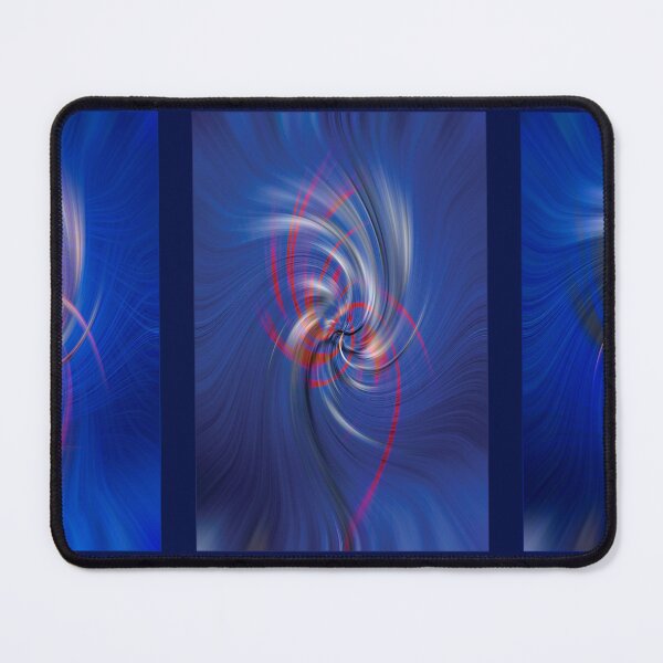 Item preview, Blue Swirl Triptych designed and sold by HazyAppleArt.