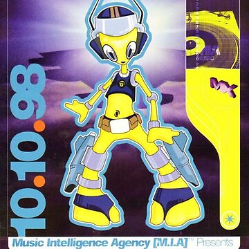 cyber y2k/90s rave poster Art Print for Sale by maya b
