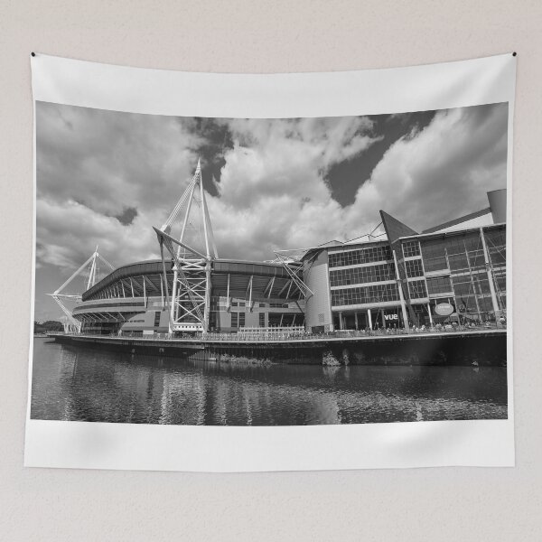 Item preview, Principality Stadium, Cardiff, Wales Monochrome designed and sold by VnGphoto.