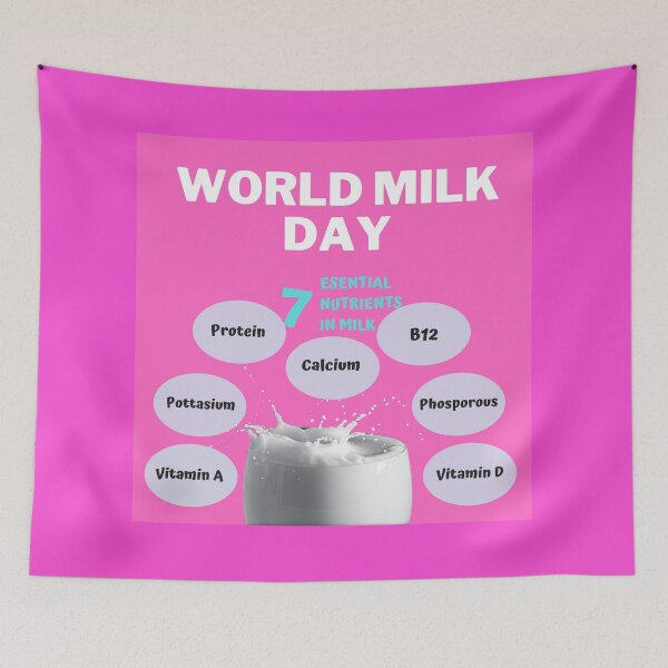 Item preview, World milk day designed and sold by Jaadueekala.
