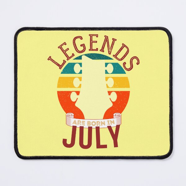Item preview, Legends Are Born In July Guitarist Birthday Gift designed and sold by 12BarTees.