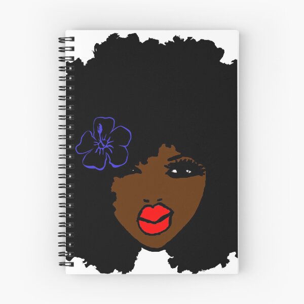 Item preview, Brownskin curly Afro Natural Hair Flower  designed and sold by EllenDaisyShop.