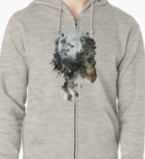 Skull - metamorphosis Zipped Hoodie