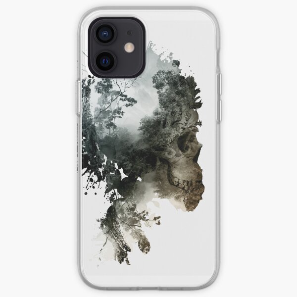 Skull - metamorphosis iPhone Soft Case