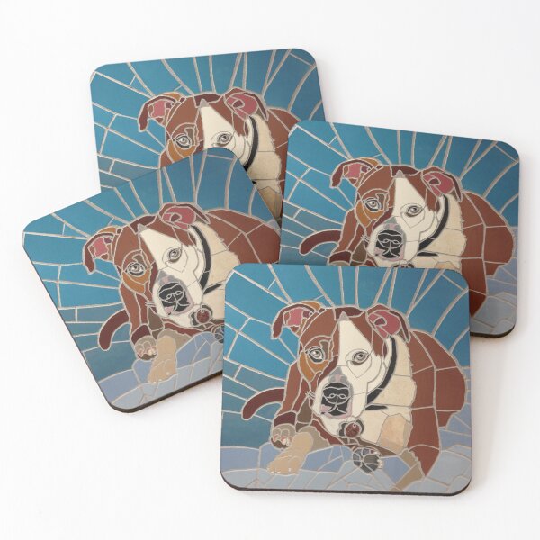 Item preview, Pit Bull Portrait designed and sold by jonathanmandell.