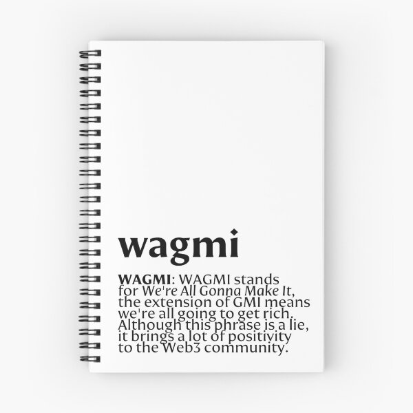 Item preview, WAGMI - We're all gonna make it designed and sold by dualogy.