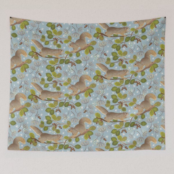 Item preview, Ojai Squirrels Frolic In An Oak Tree designed and sold by Pamelandia.
