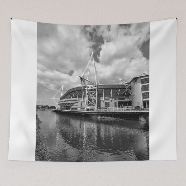 Item preview, Principality Stadium, Cardiff, Wales Monochrome  designed and sold by VnGphoto.