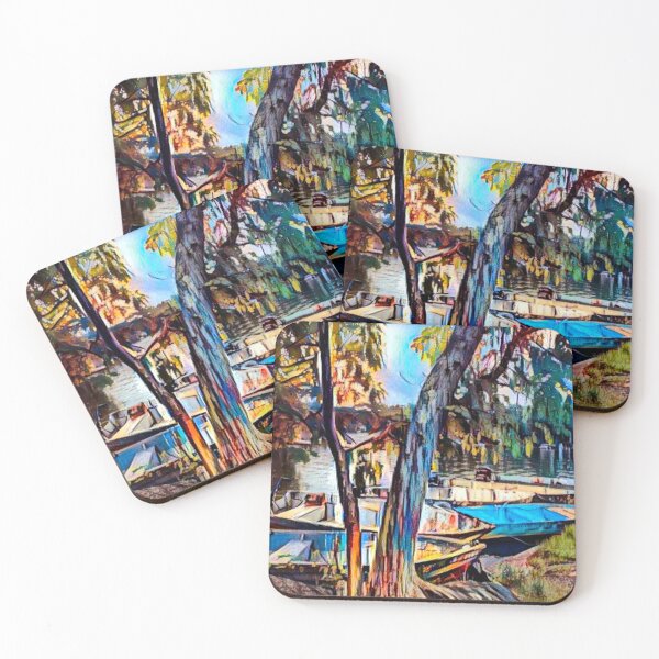 Item preview, Boats in the Cove designed and sold by IanArdo.