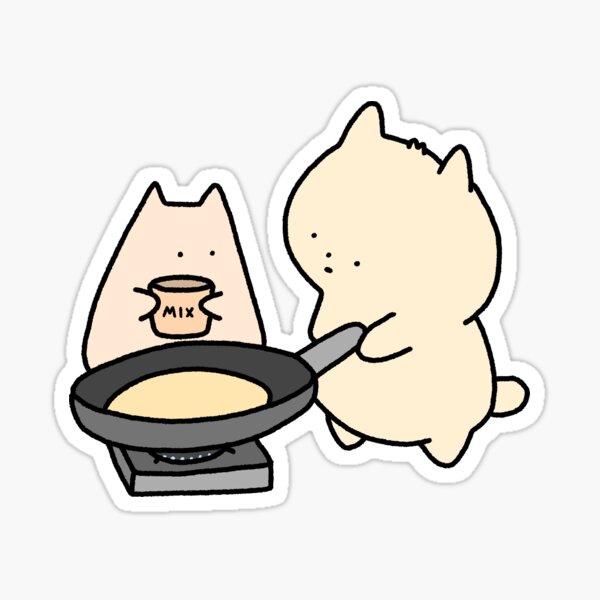 Makin' Pancakes Sticker