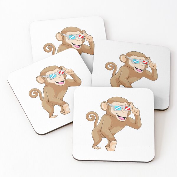 Item preview, Monkey with Glasses designed and sold by Snabdesign84.