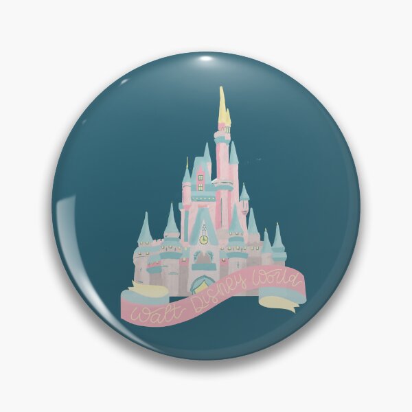 Item preview, Magic Kingdom castle main street with banner designed and sold by MiterSilocs.