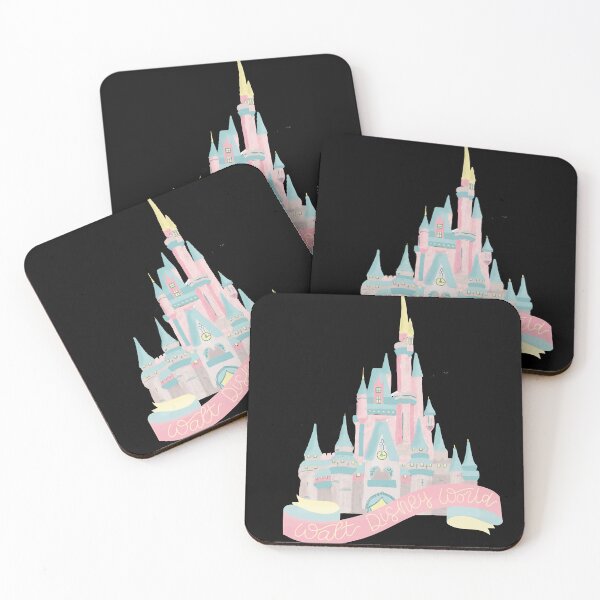 Item preview, Magic Kingdom castle main street with banner designed and sold by MiterSilocs.